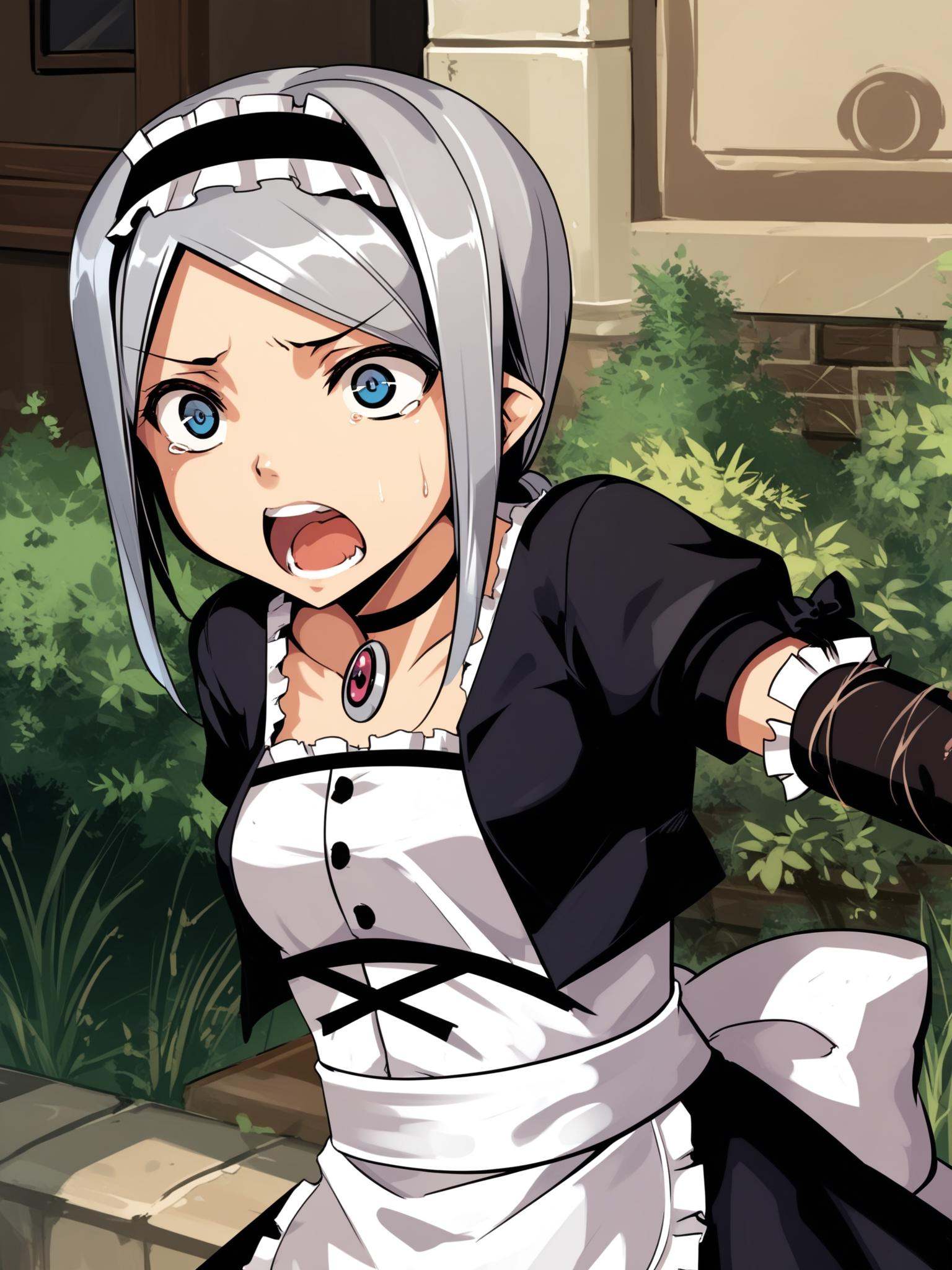 ht_leia,  silver hair,  blue eyes on Tensor.Art