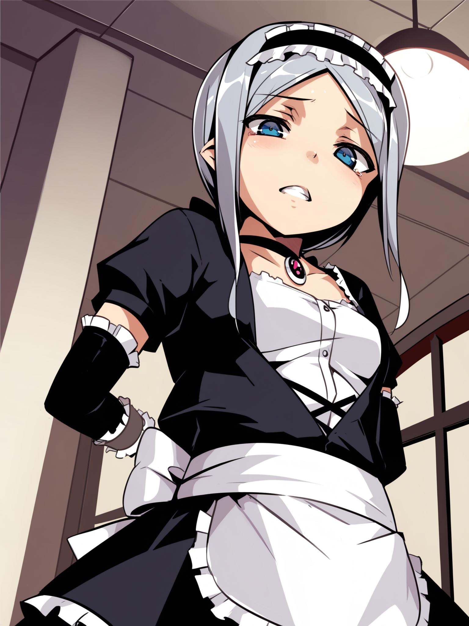 ht_leia,  silver hair,  blue eyes on Tensor.Art