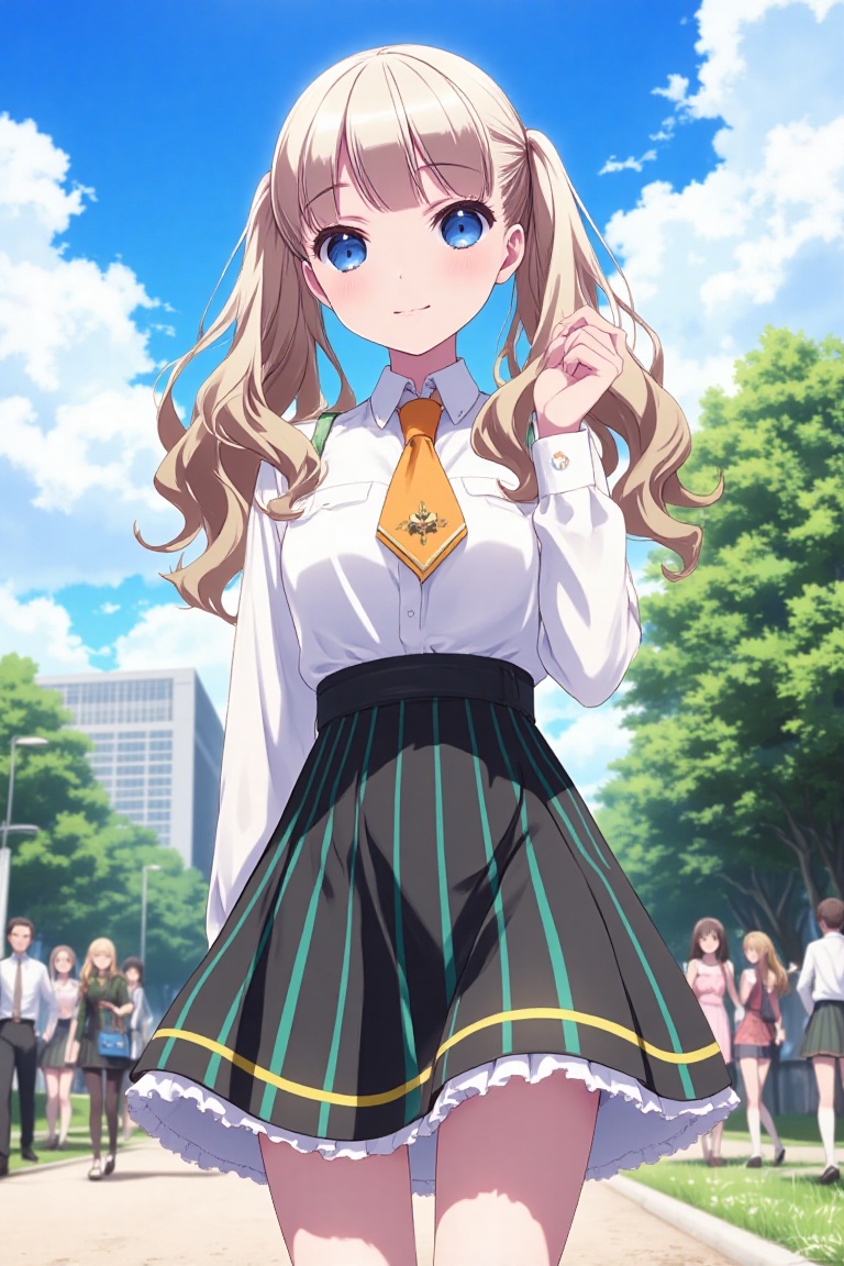 1girl,  solo,  blue_eyes on Tensor.Art