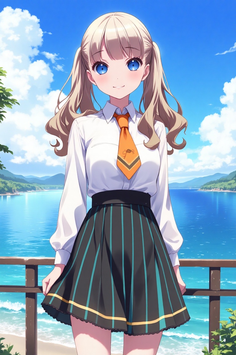 1girl,  solo,  blue_eyes on Tensor.Art