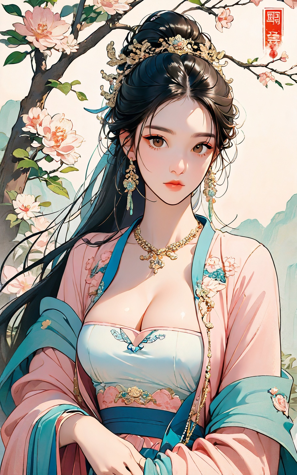 1girl,  solo,  long hair on Tensor.Art