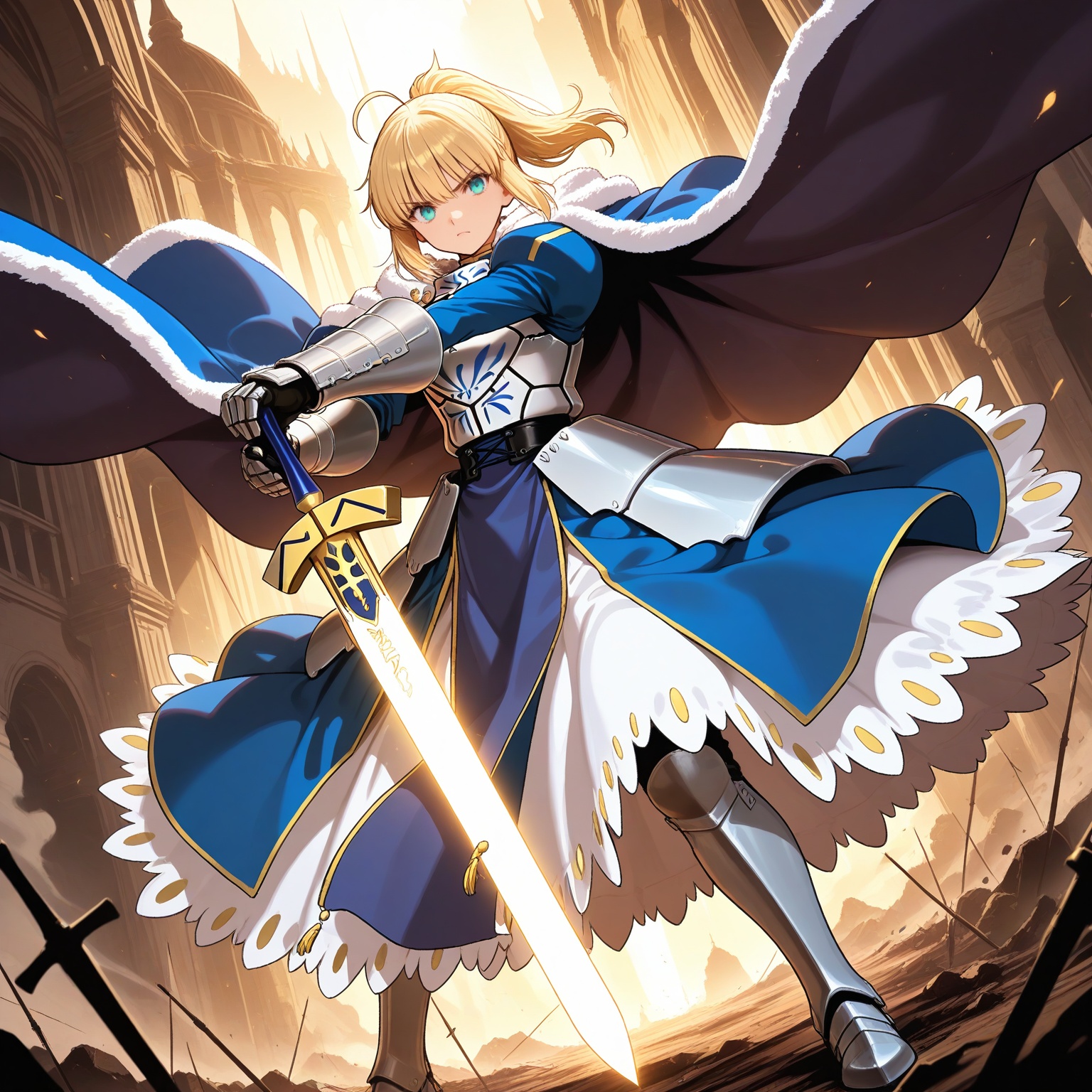 masterpiece,  best quality,  saber on Tensor.Art
