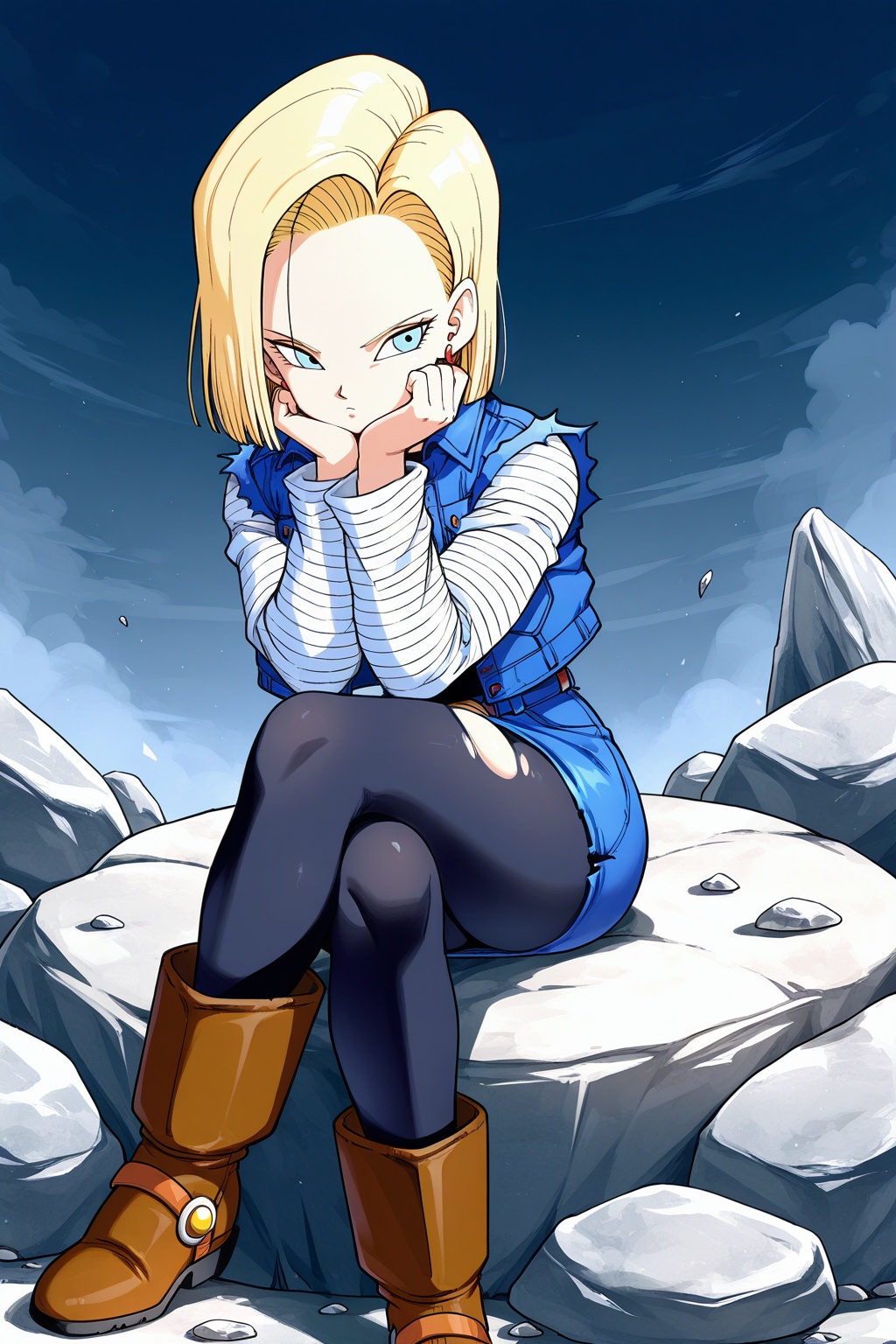 masterpiece,  android 18,  android_saga on Tensor.Art