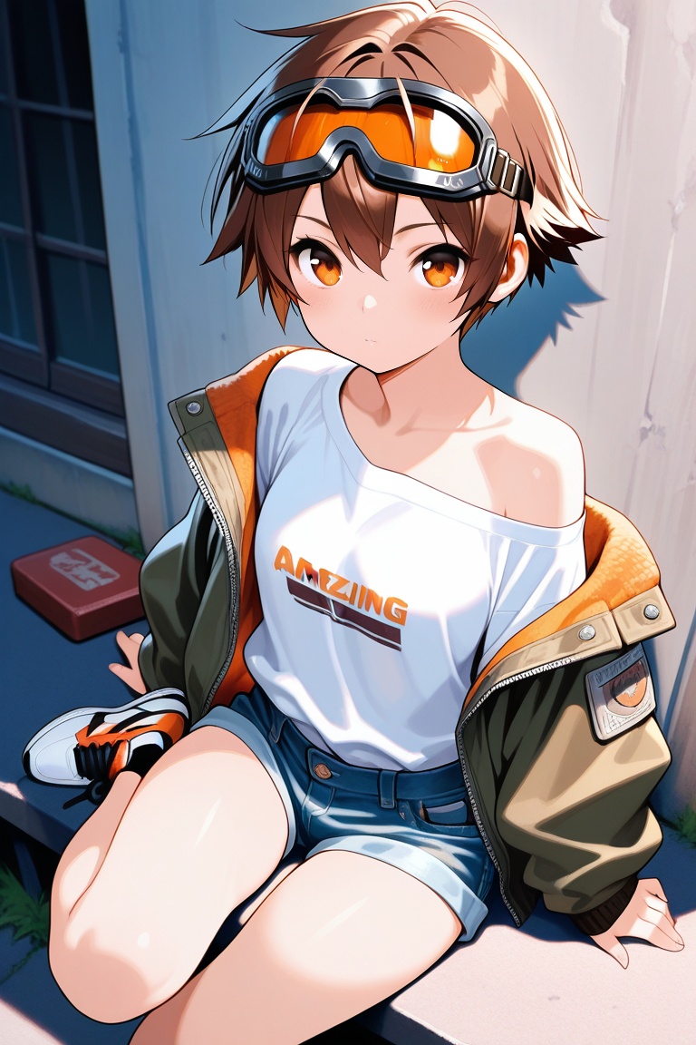 tomboy,  1girl,  solo on Tensor.Art