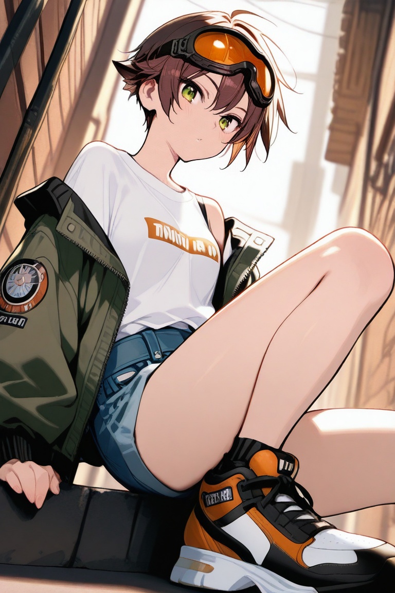 tomboy,  1girl,  solo on Tensor.Art