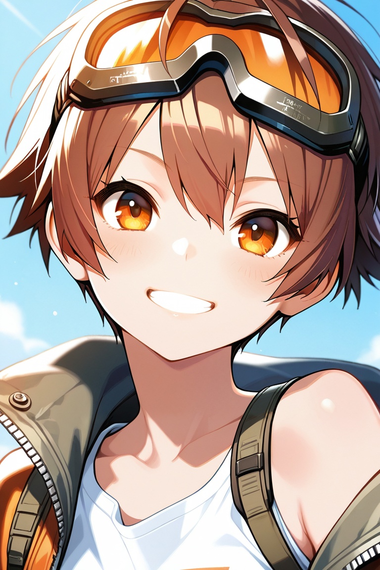 tomboy,  1girl,  solo on Tensor.Art
