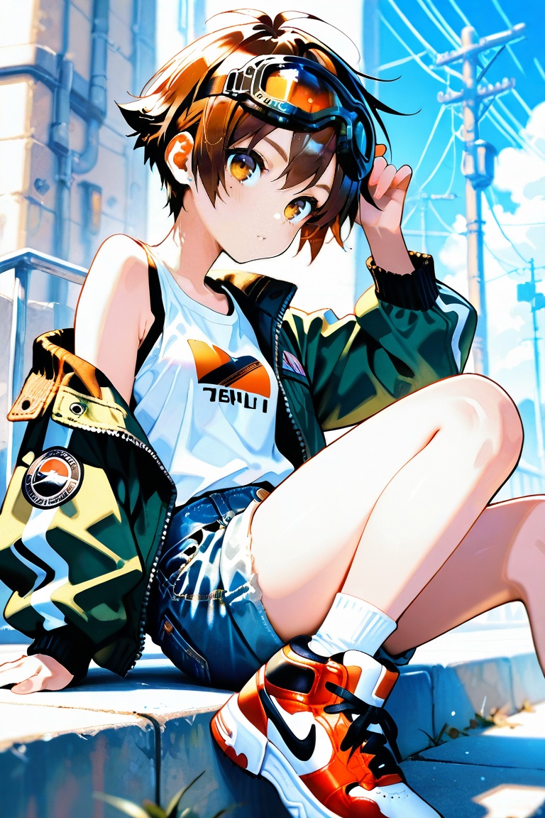 tomboy,  1girl,  solo on Tensor.Art