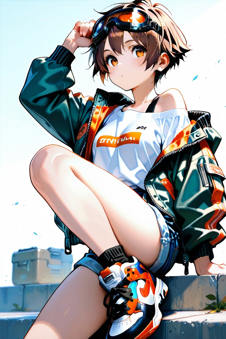 tomboy,  1girl,  solo on Tensor.Art
