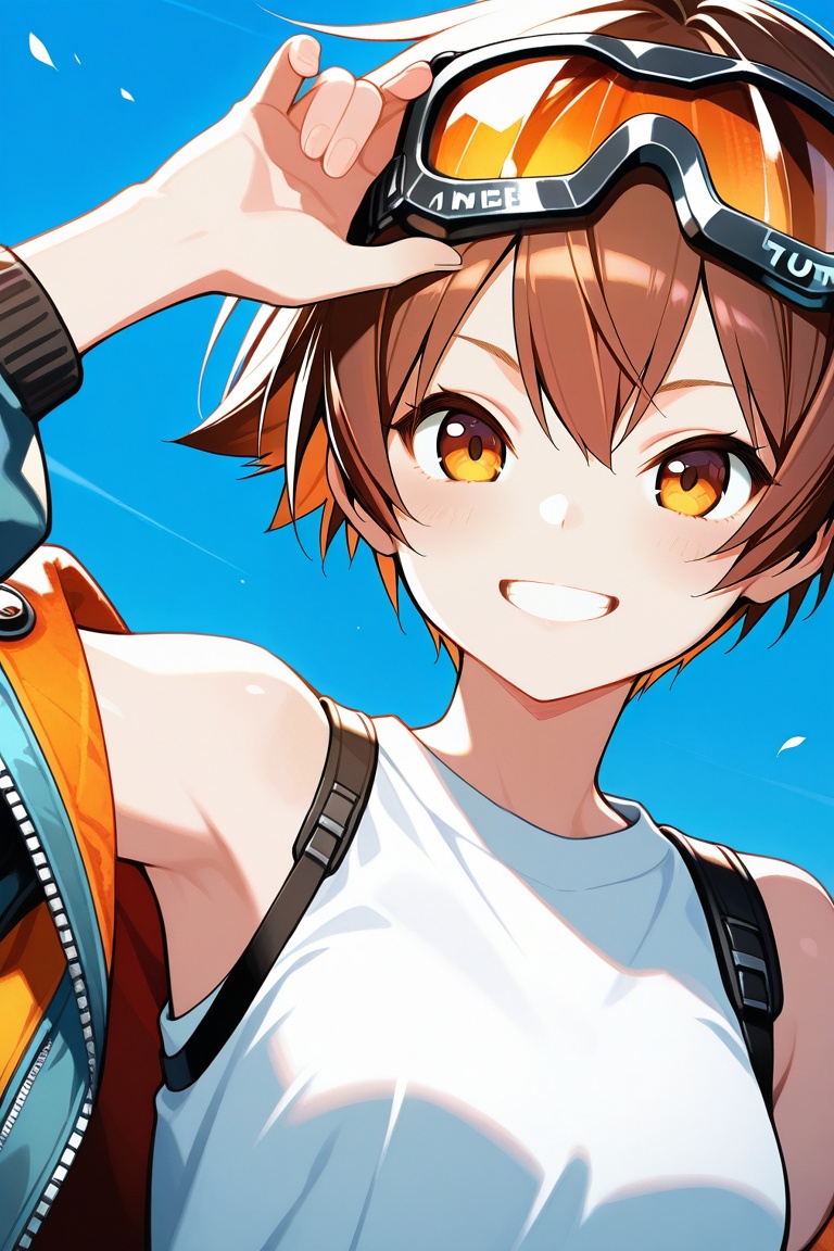 tomboy,  1girl,  solo on Tensor.Art