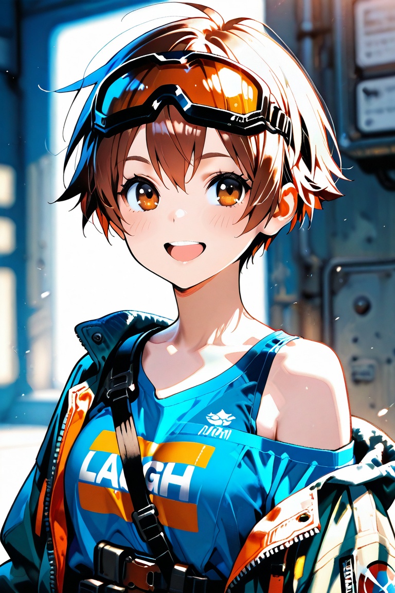 tomboy,  1girl,  solo on Tensor.Art