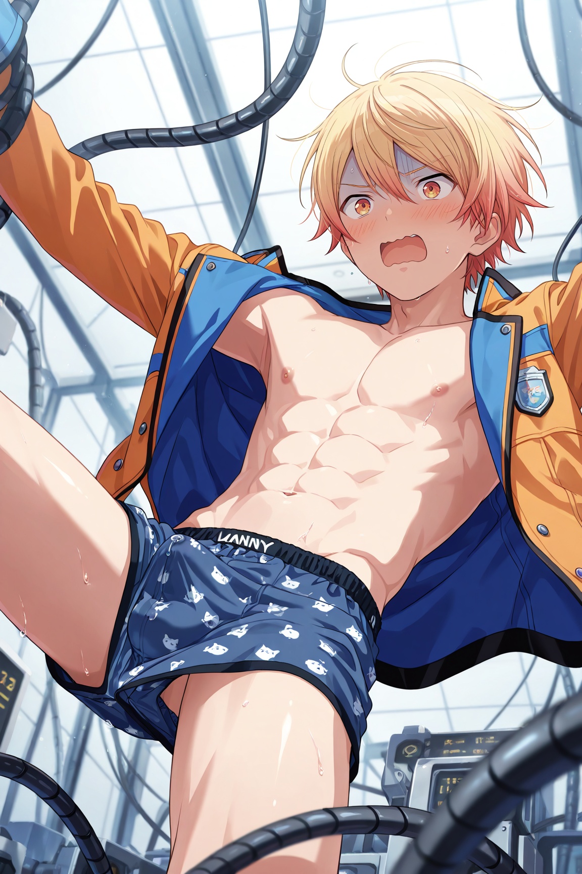 dynamic view,  dynamic pose,  1boy on Tensor.Art