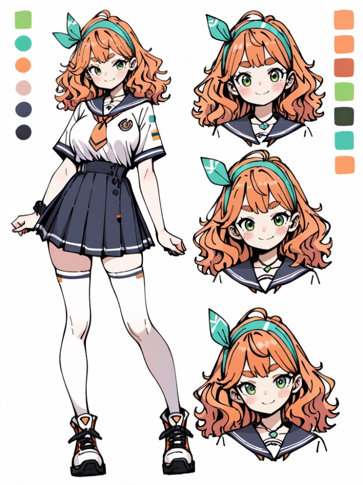 Character Design Sheet - by YeiyeiArt by user_813113420520887738 on Tensor.Art