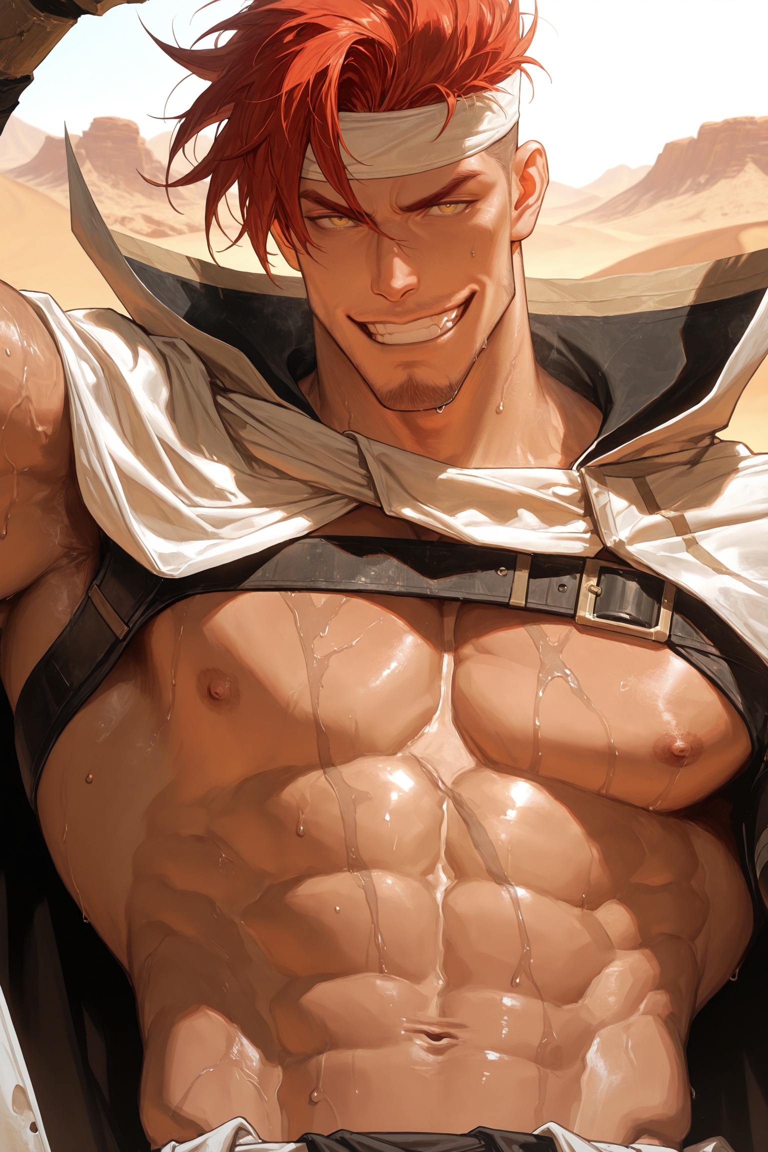 1boy,  sinsaas,  desert on Tensor.Art