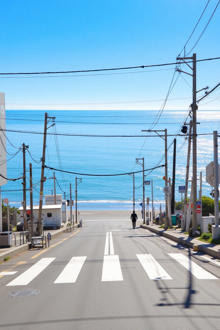 Animated scenery,  two-dimensional scenery,  kamakurakoukou mae on Tensor.Art
