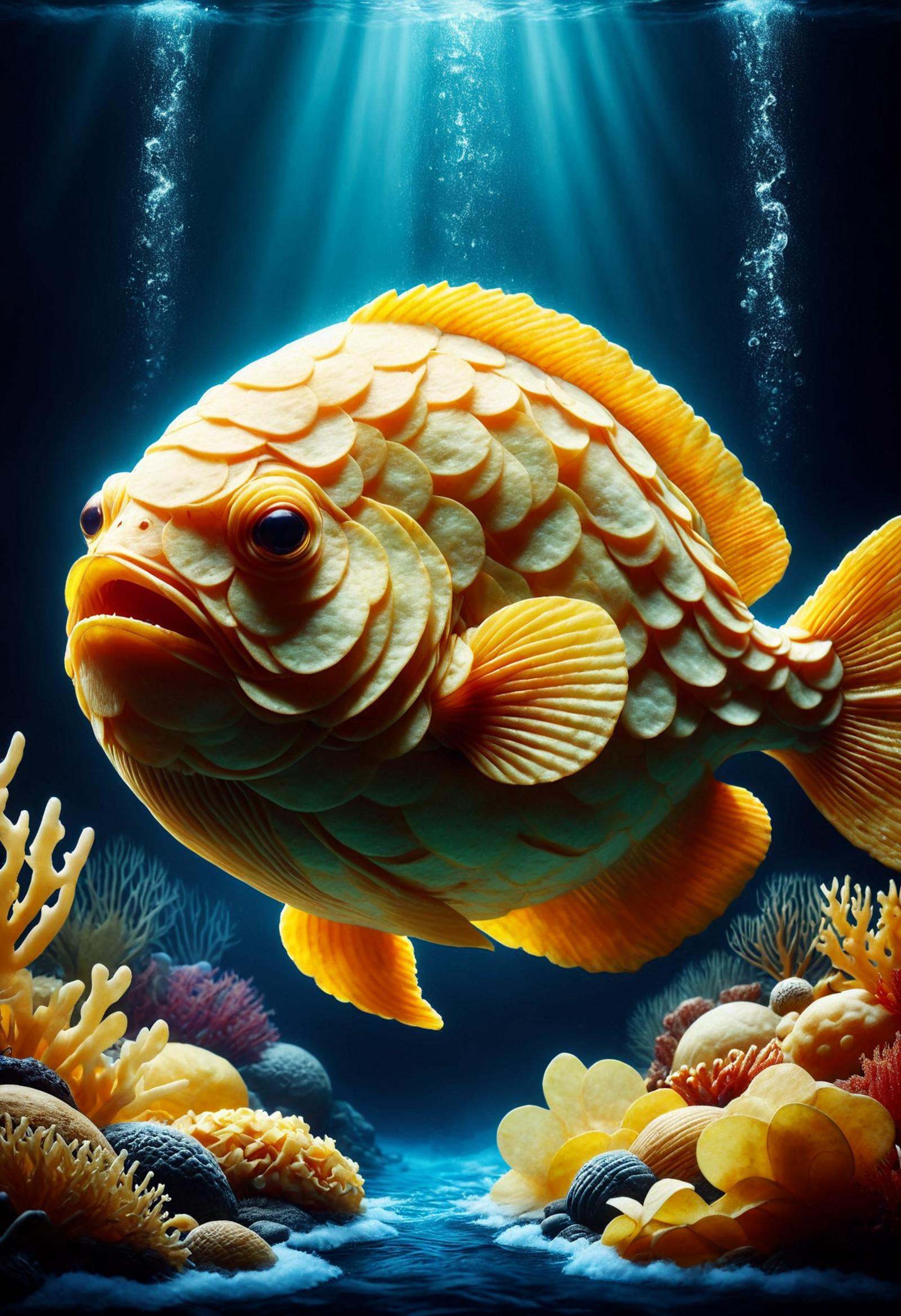 Flounder,  Ultra Detailed,  Cold Lighting on Tensor.Art