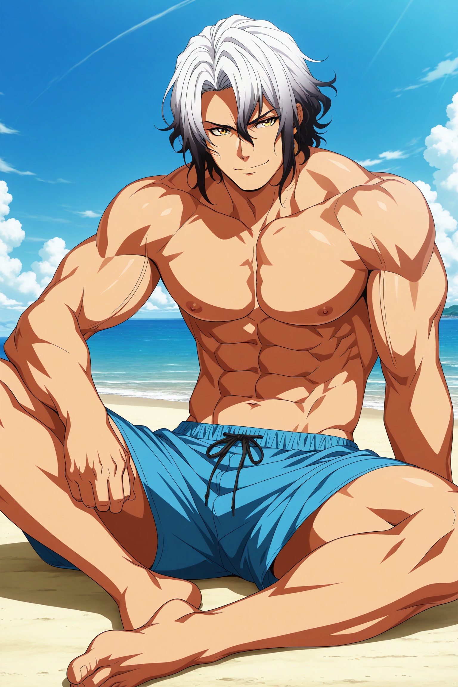 Man,  tall,  bangs on Tensor.Art