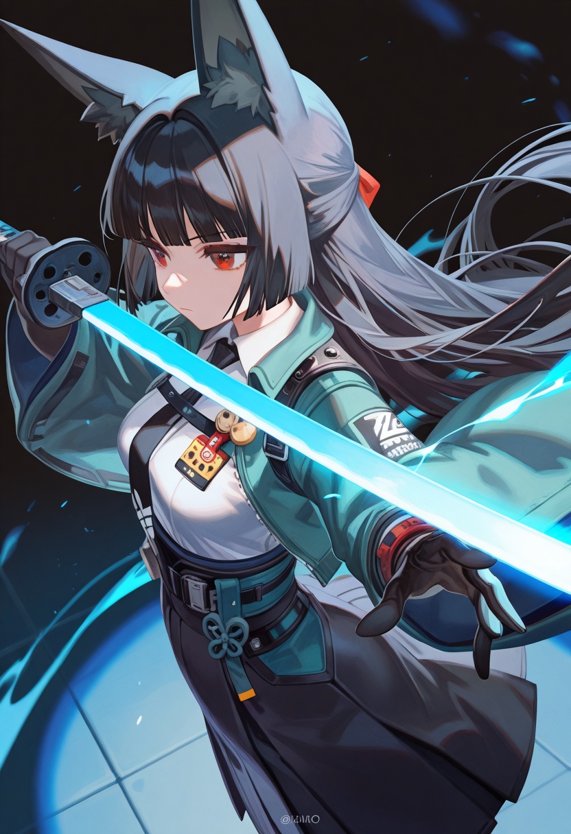 1girl,  hoshimi miyabi,  zenless zone zero on Tensor.Art