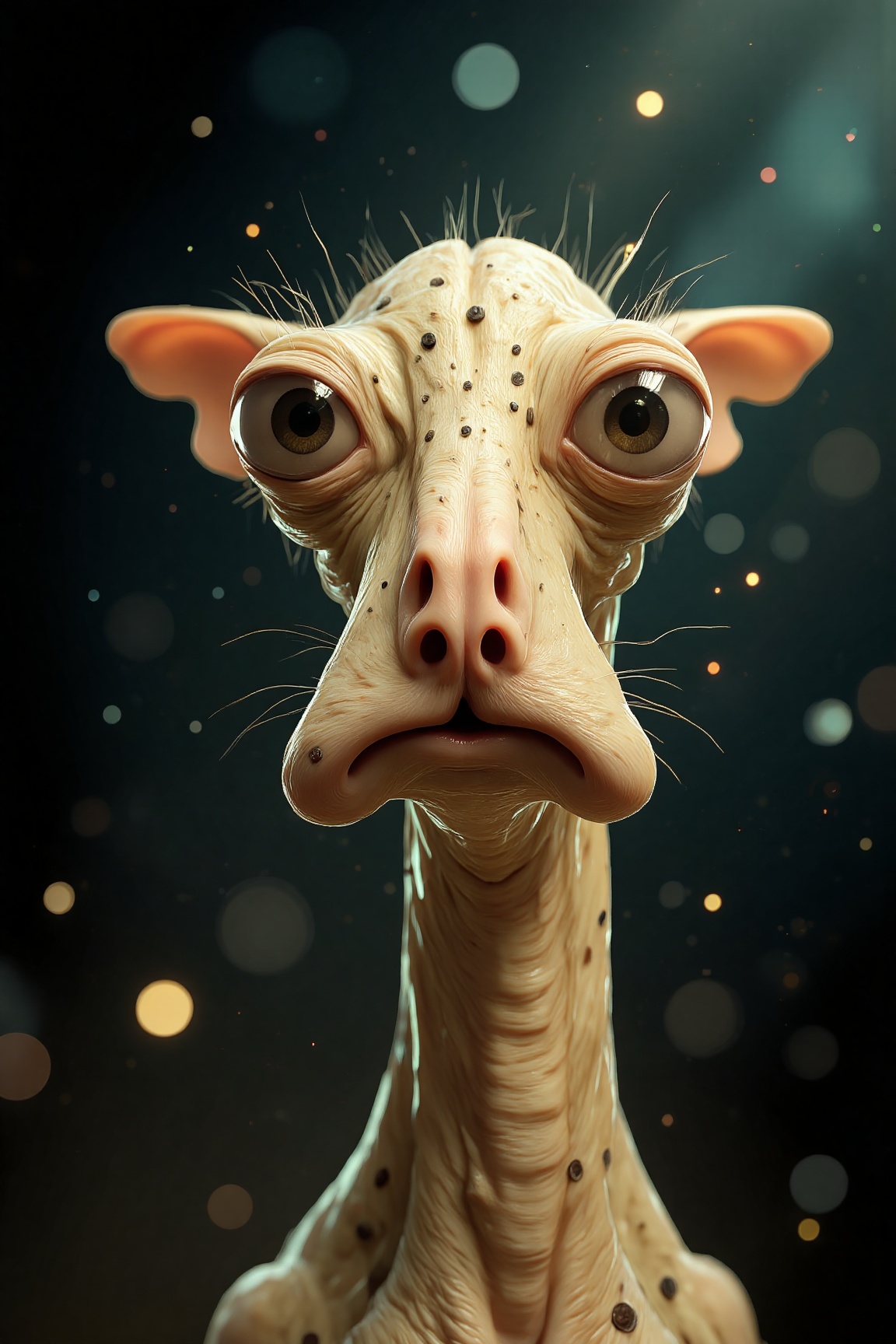 MJv7 style animaaal,  The image depicts an anthropomorphic creature with exaggerated features,  including large on Tensor.Art