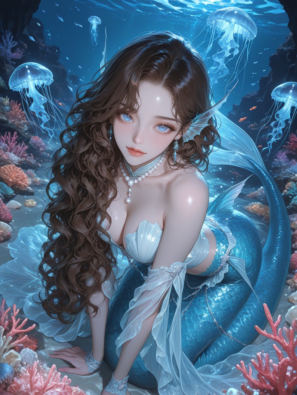 1girl,  very beautiful,  very long hair on Tensor.Art