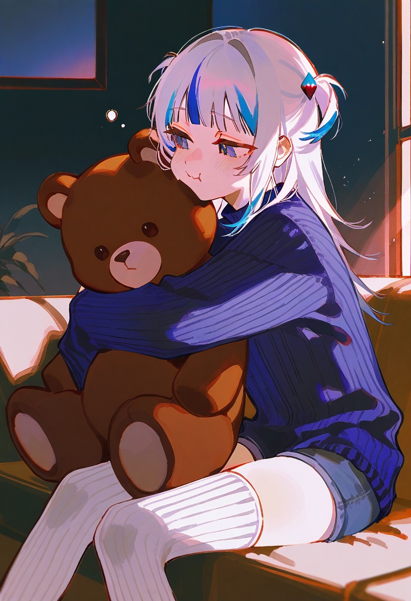 1girl,  gawr gura,  solo on Tensor.Art