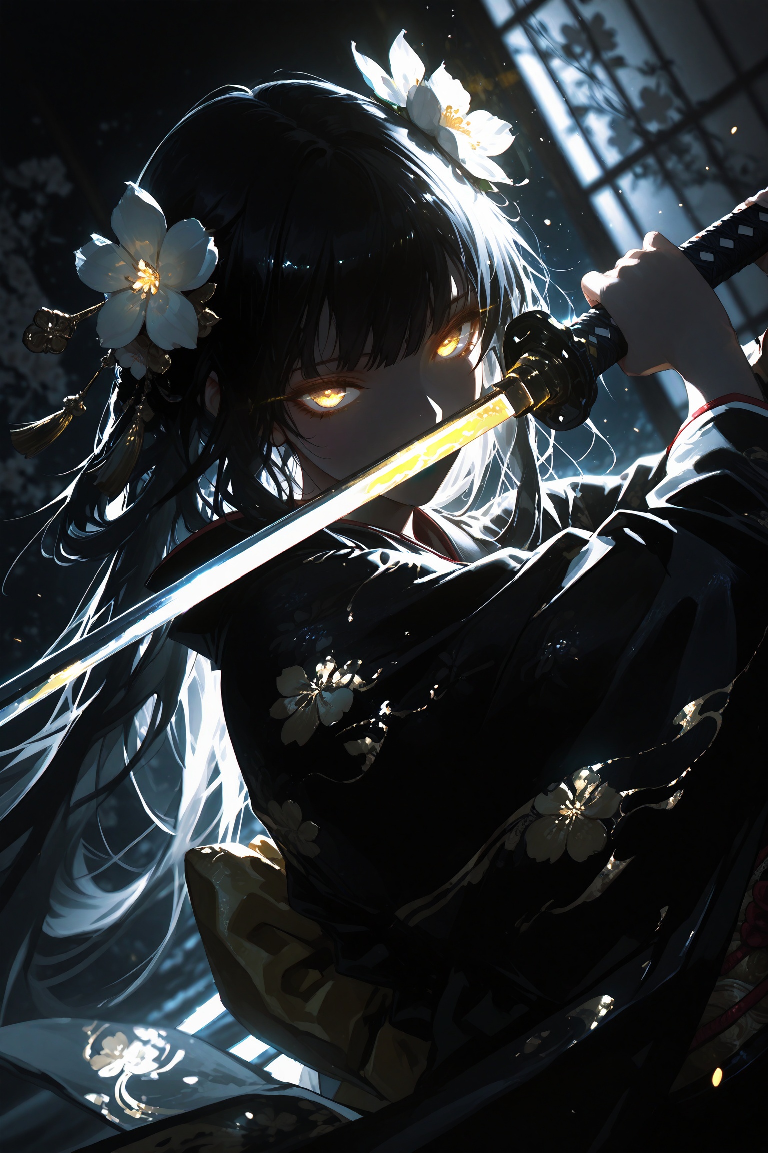 1girl,  solo,  long hair on Tensor.Art