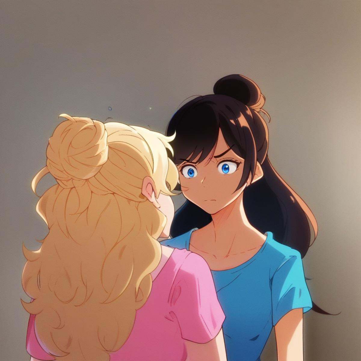 2girls,  multiple girls,  Nicole on Tensor.Art