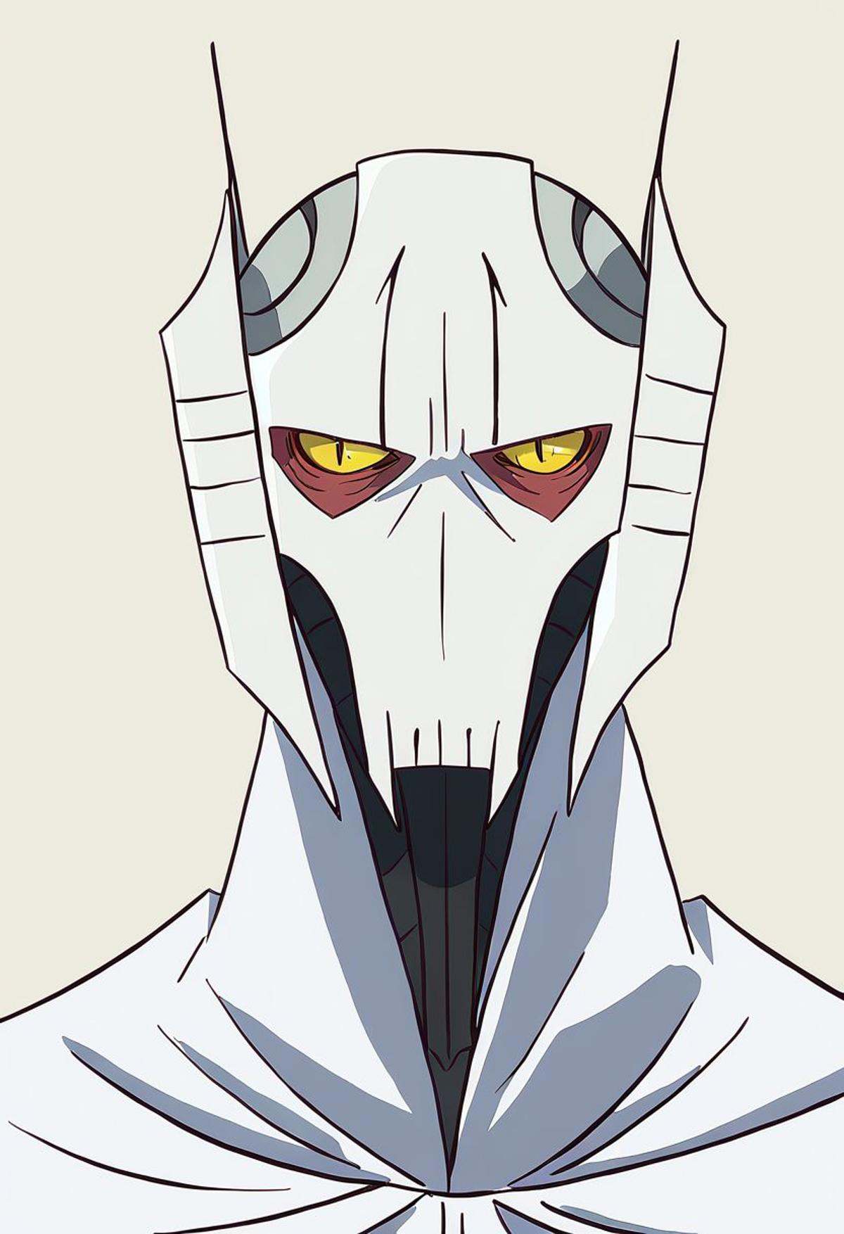 General Grievous,  yellow eyes,  slit pupils on Tensor.Art
