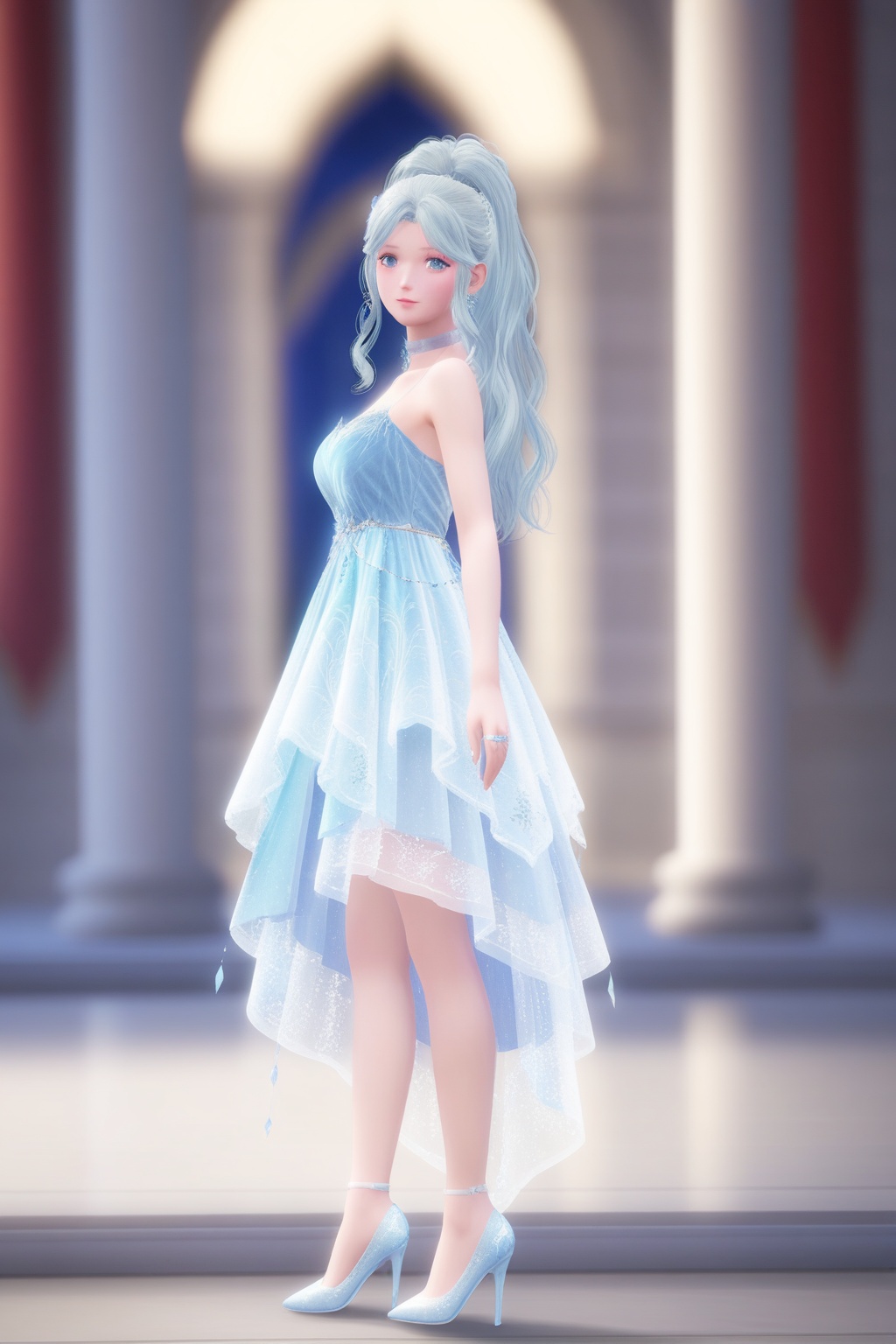 1girl,  solo,  long hair on Tensor.Art