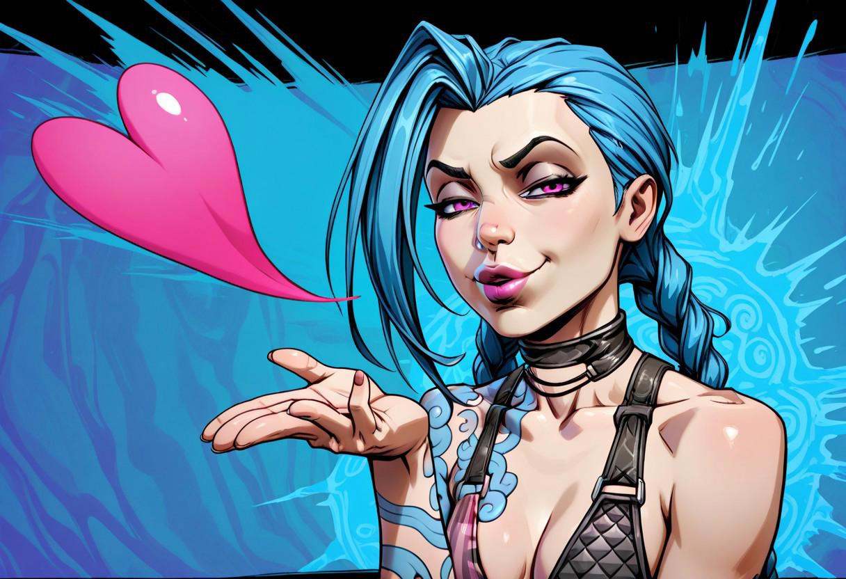 BLSplash,  Jinx,  blue hair on Tensor.Art