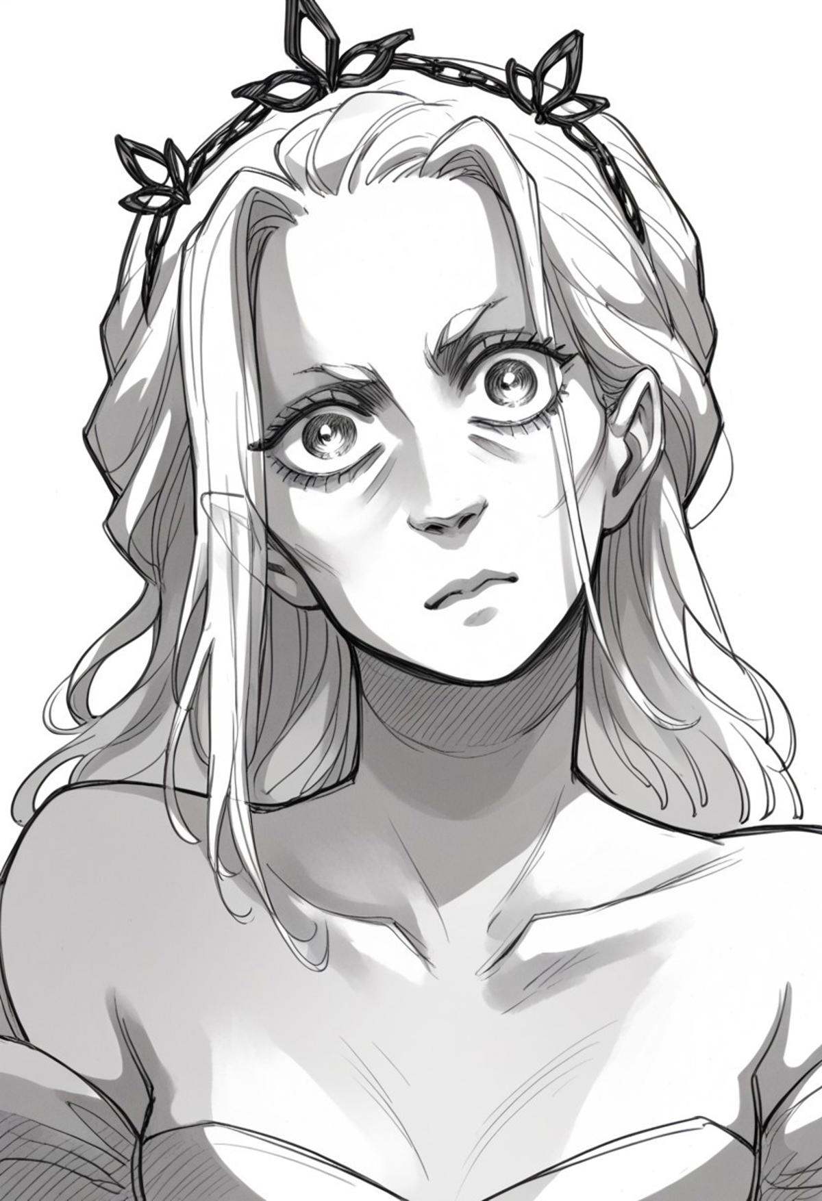 monochrome,  greyscale,  STPadversary on Tensor.Art