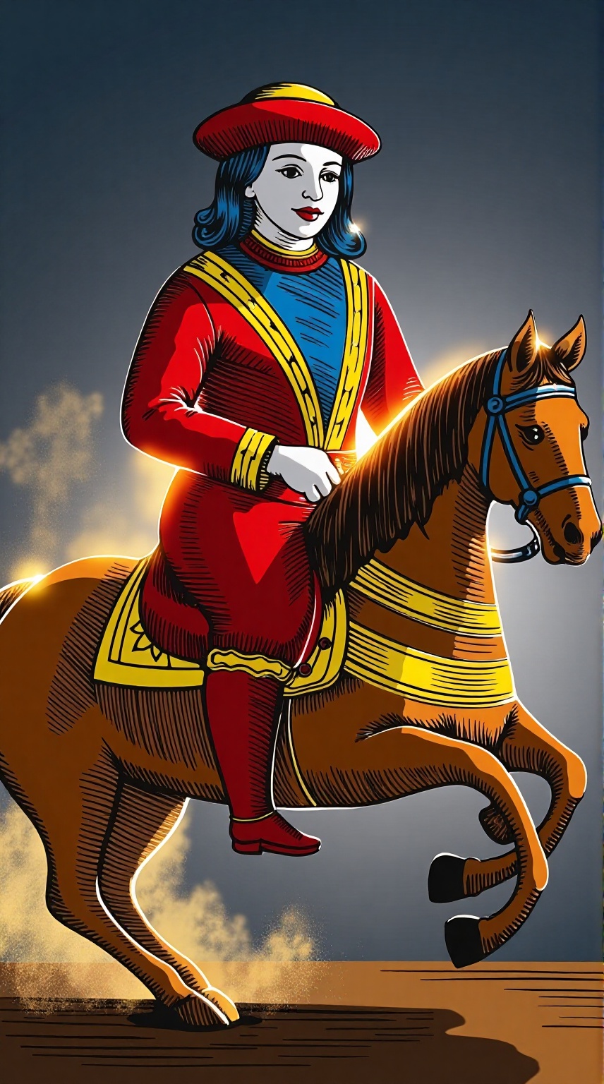 zavy-hdlsshrsmn,  glamour photoshoot of close-up view of rider on a horse with a glowing presence,  photorealistic depicti...