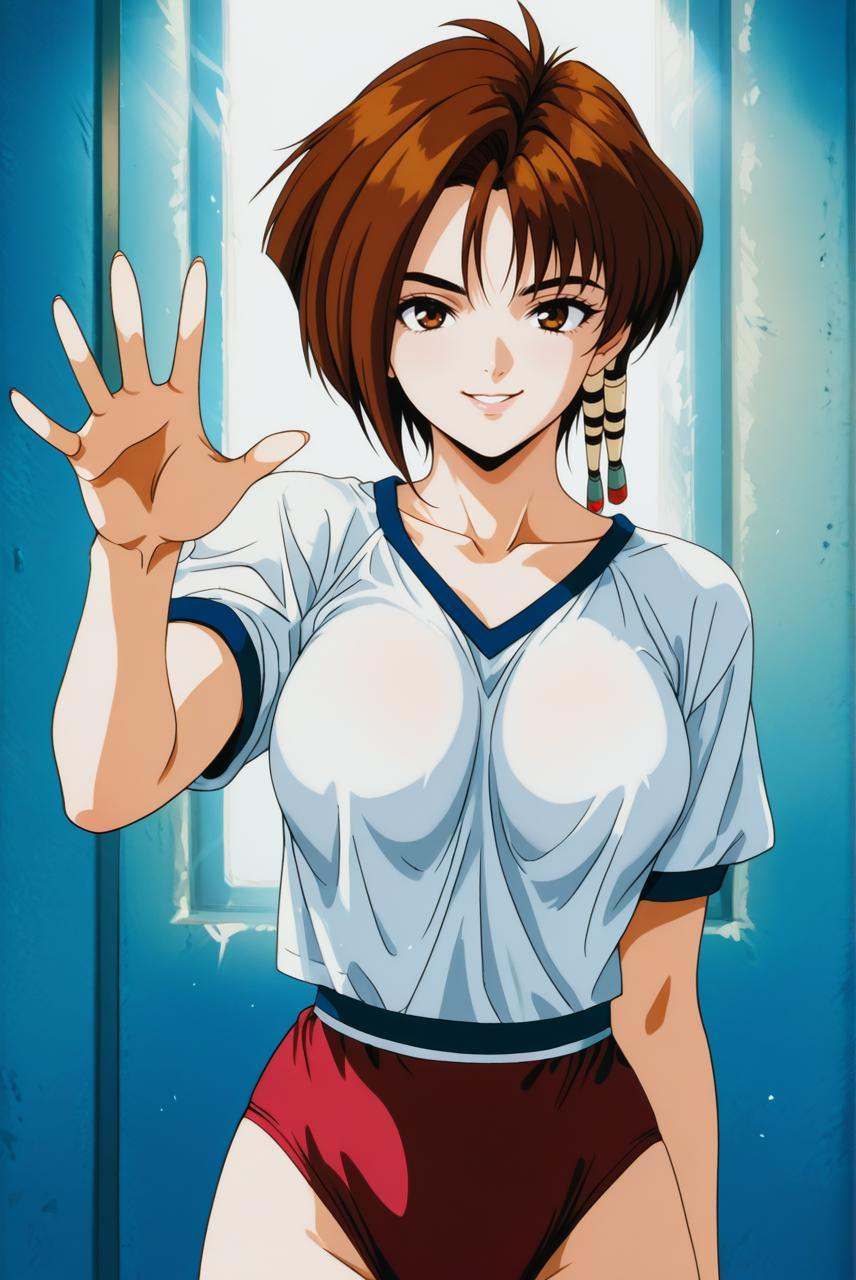 Iria,  short hair,  hair ornament on Tensor.Art
