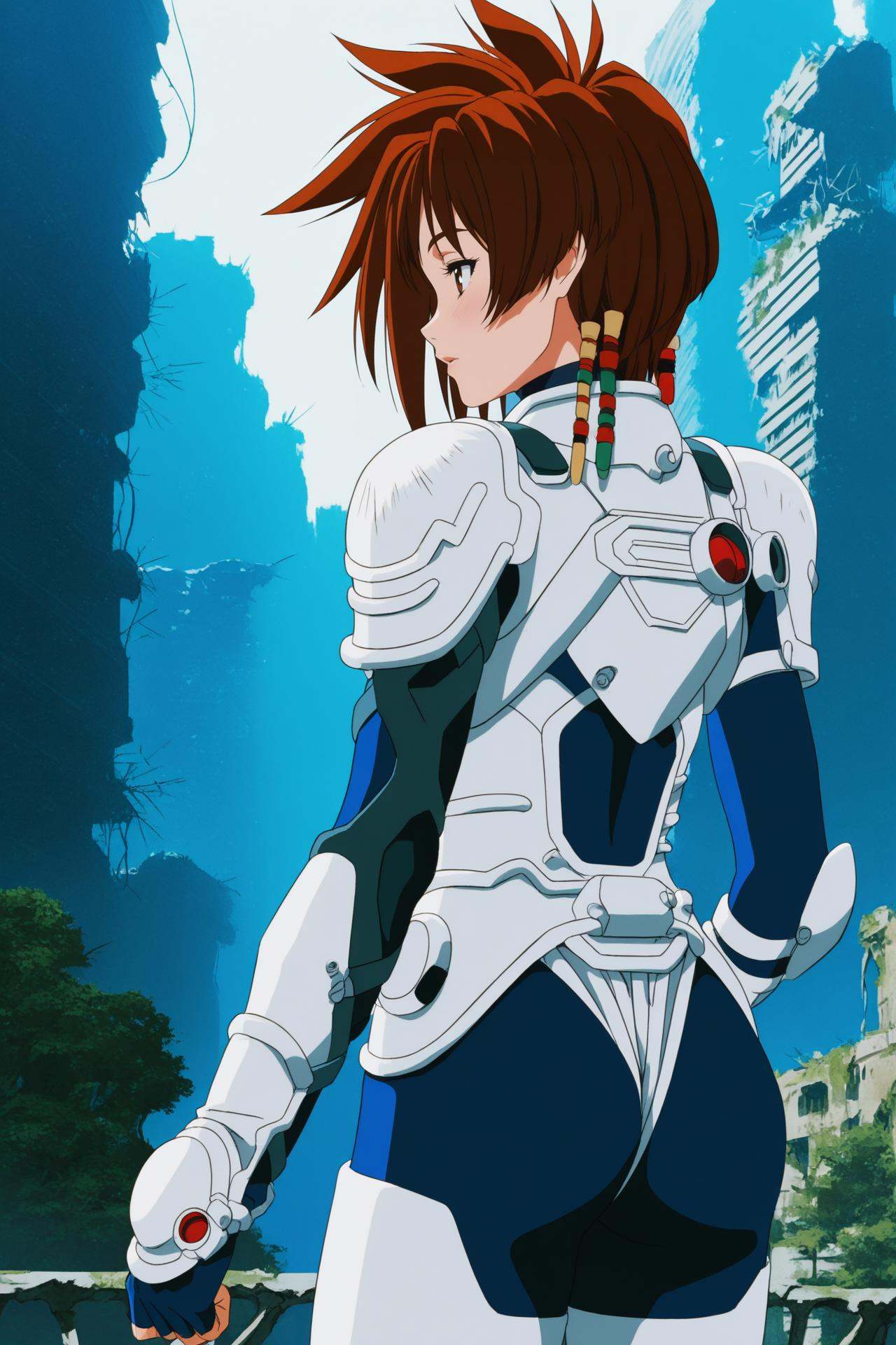 Iria,  short hair,  hair ornament on Tensor.Art