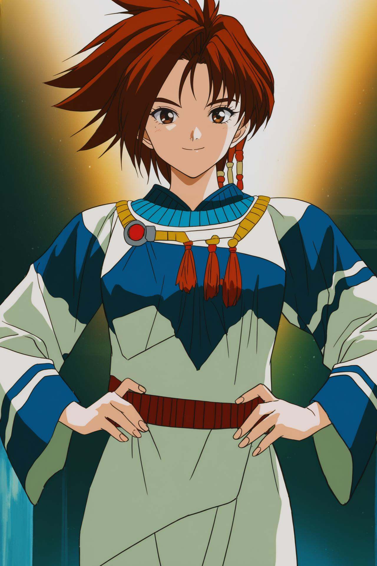 Iria,  short hair,  hair ornament on Tensor.Art