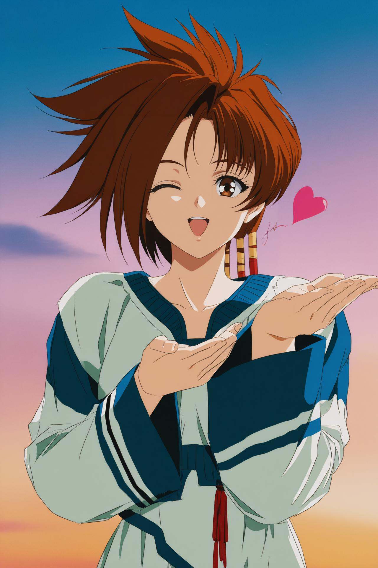 Iria,  short hair,  hair ornament on Tensor.Art