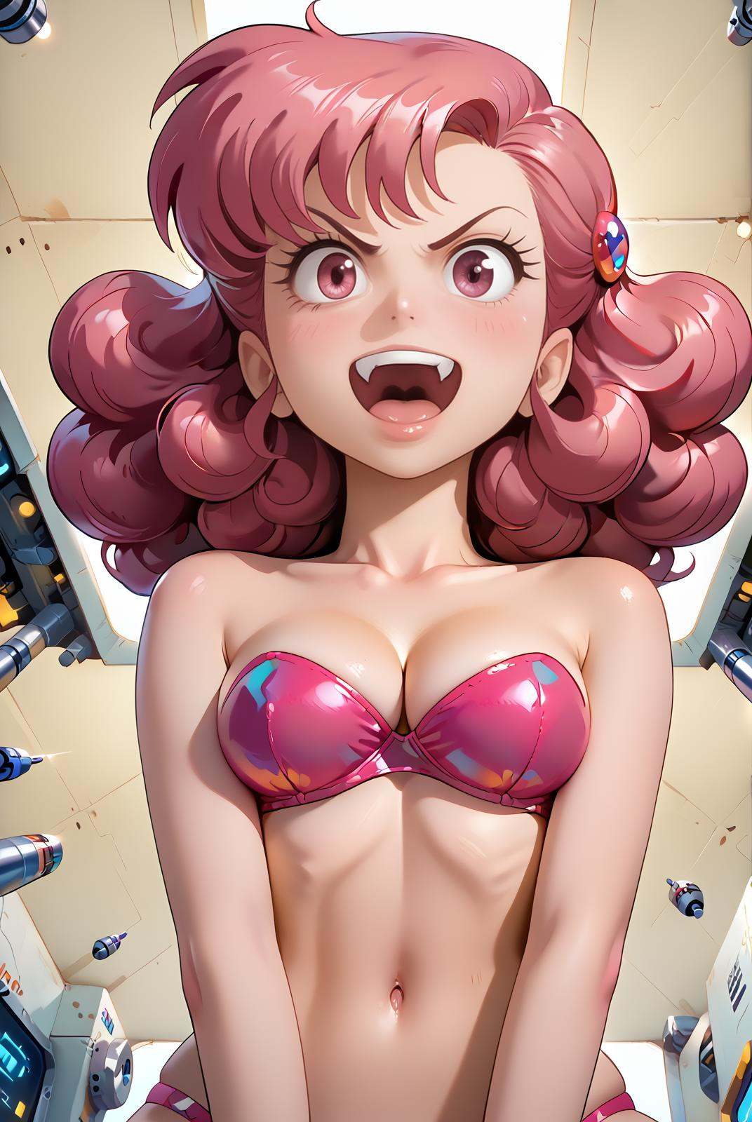 ran,  (pink eyes),  curly hair on Tensor.Art