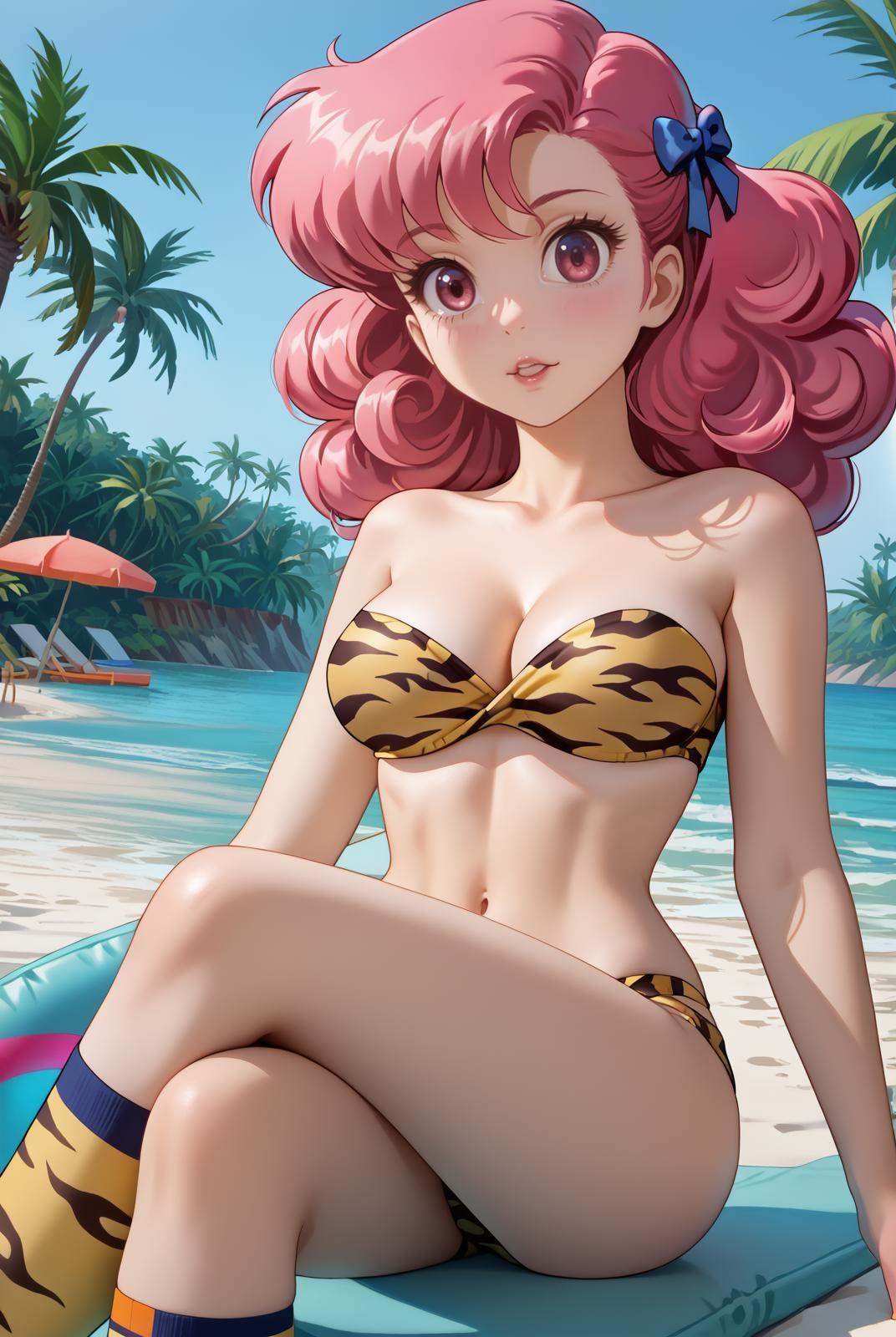 ran,  (pink eyes),  curly hair on Tensor.Art