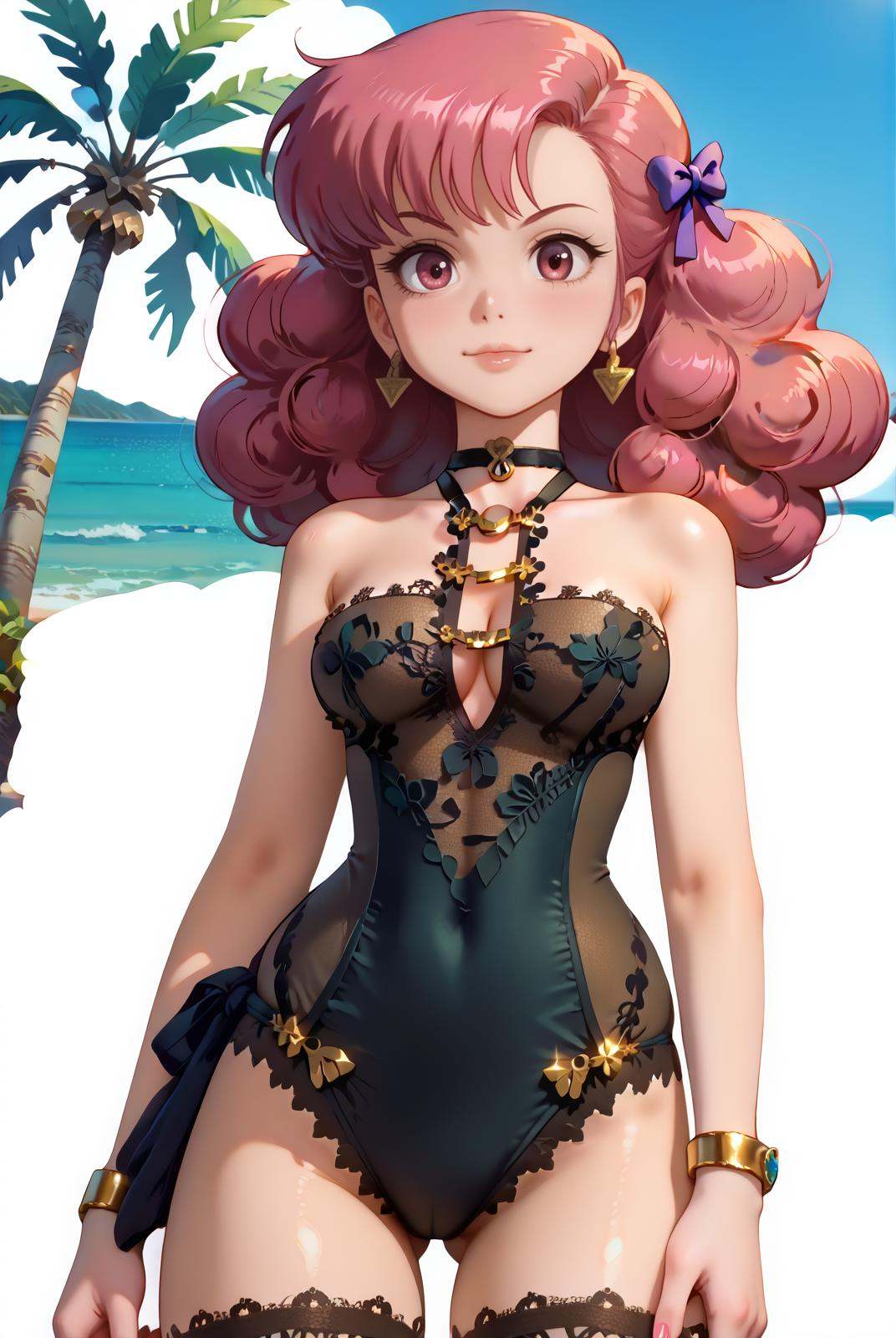 ran,  (pink eyes),  curly hair on Tensor.Art