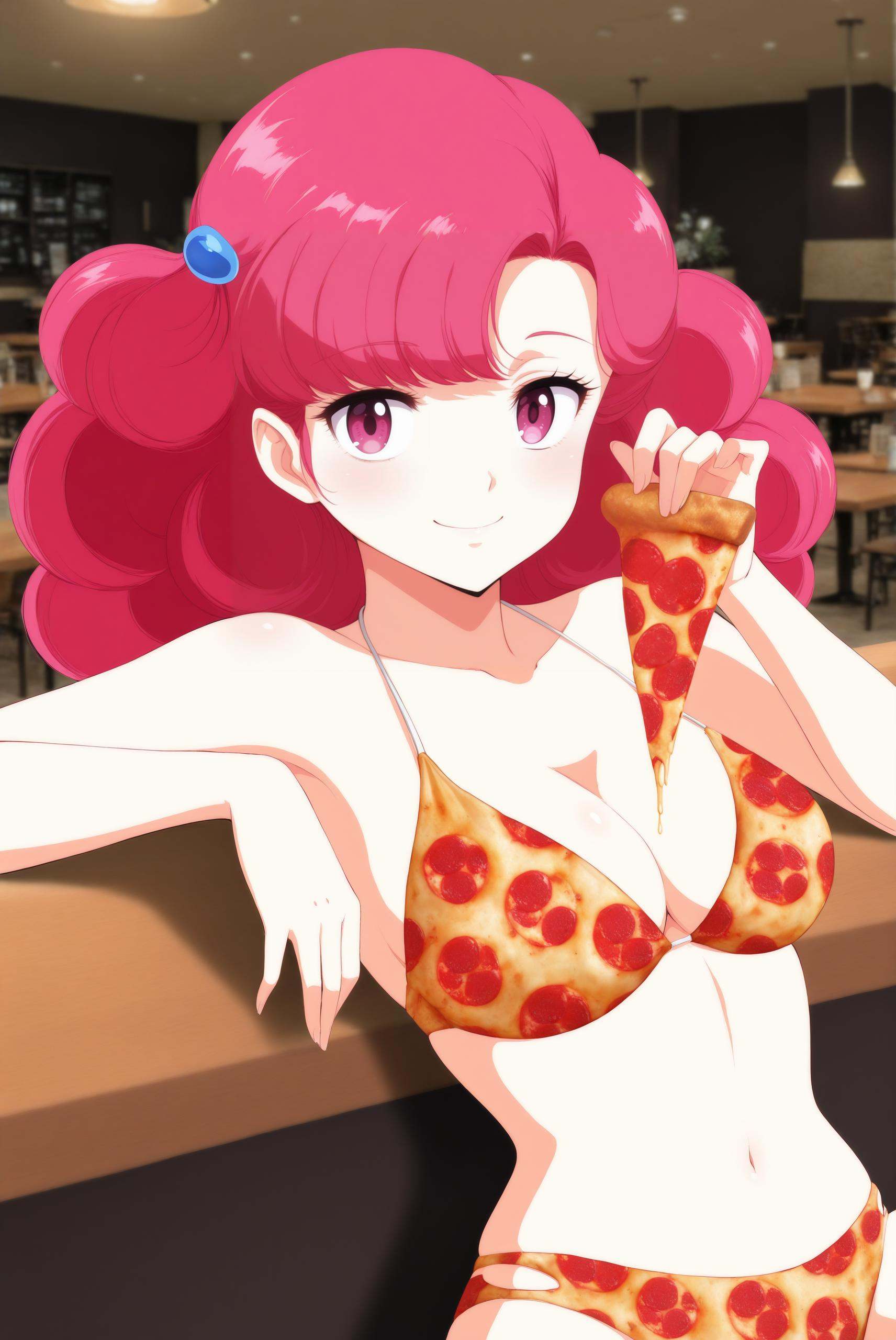 Ran,  pink eyes,  curly hair on Tensor.Art