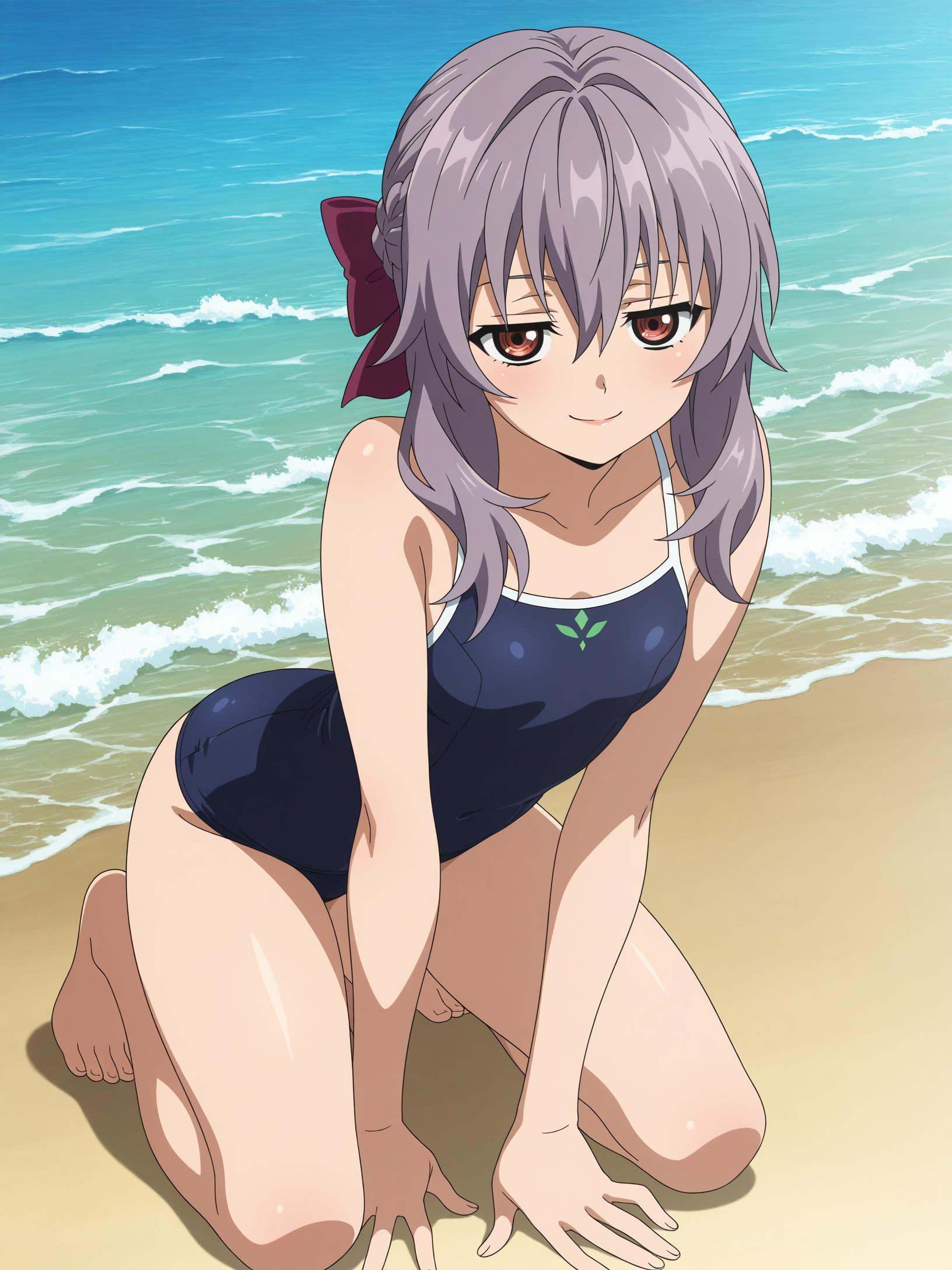 shinoa,  anime coloring,  swimsuit on Tensor.Art