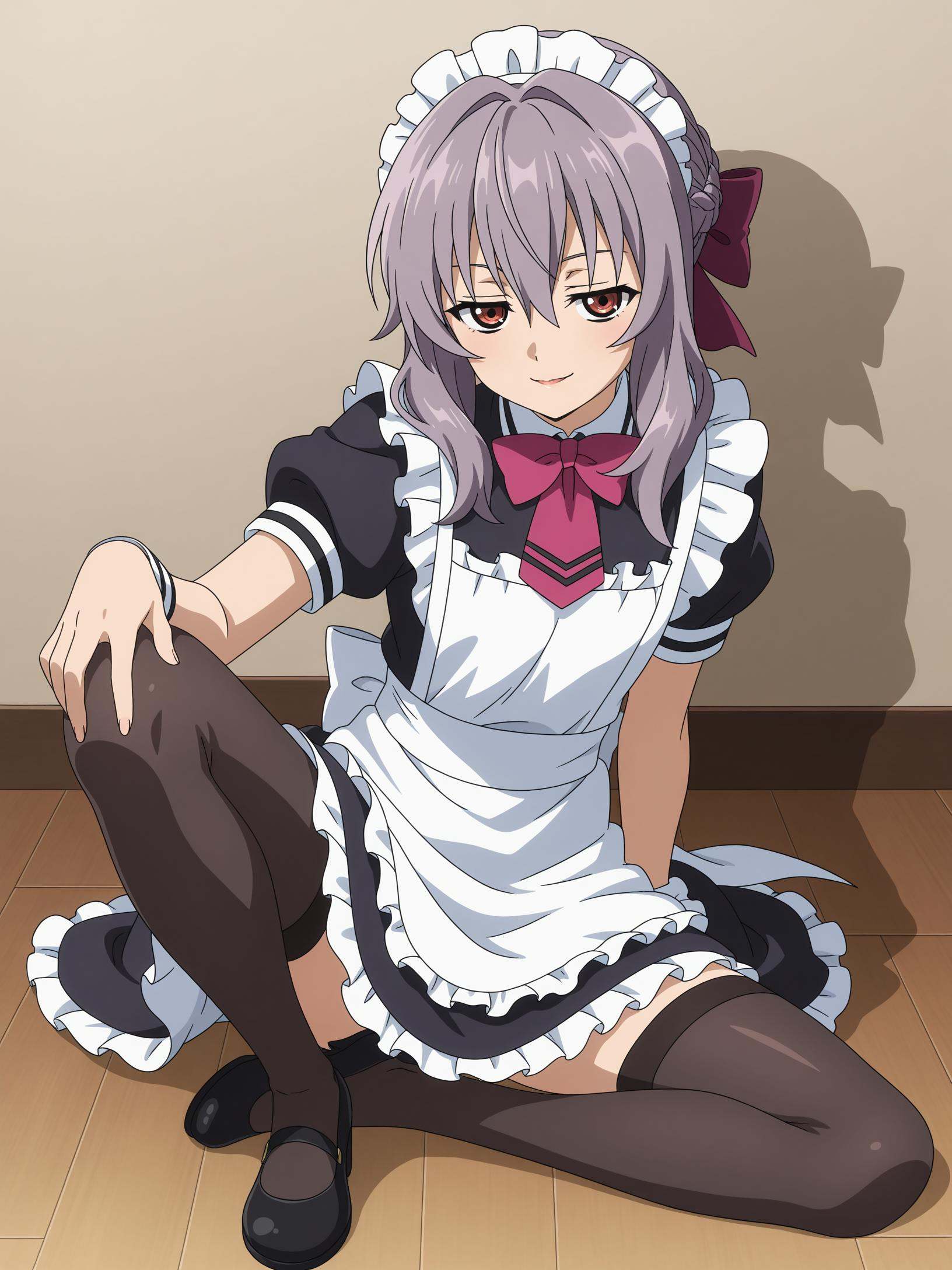 shinoa,  seductive smile,  full body on Tensor.Art