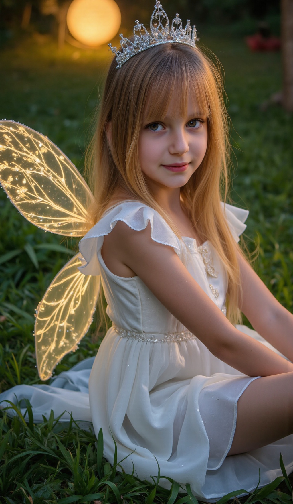 Preteen 10 years old girl KatDW,  beautiful face,  blonde hair on Tensor.Art