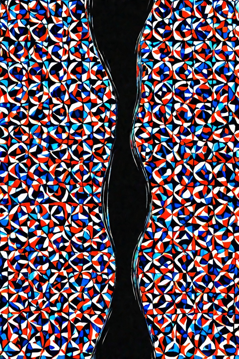 Anime woman emerging from symmetrical inkblot patterns,  psychological surreal style,  artistic abstract on Tensor.Art