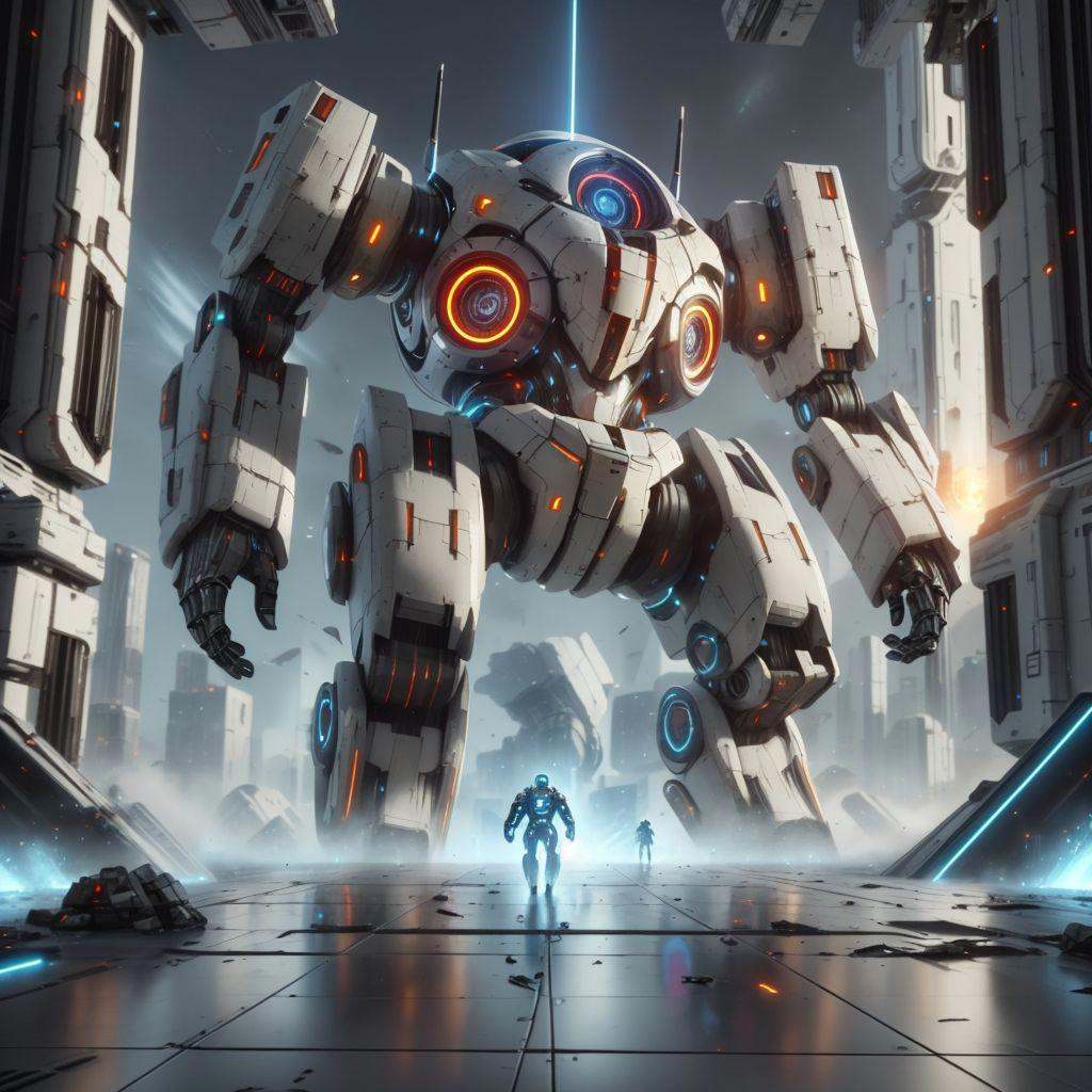 scifi ,  nv-aperturetech ,  glowing on Tensor.Art