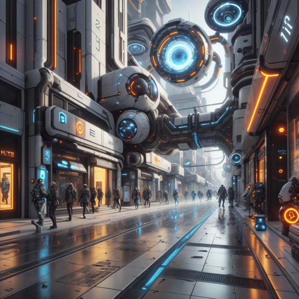 scifi ,  nv-aperturetech ,  glowing on Tensor.Art