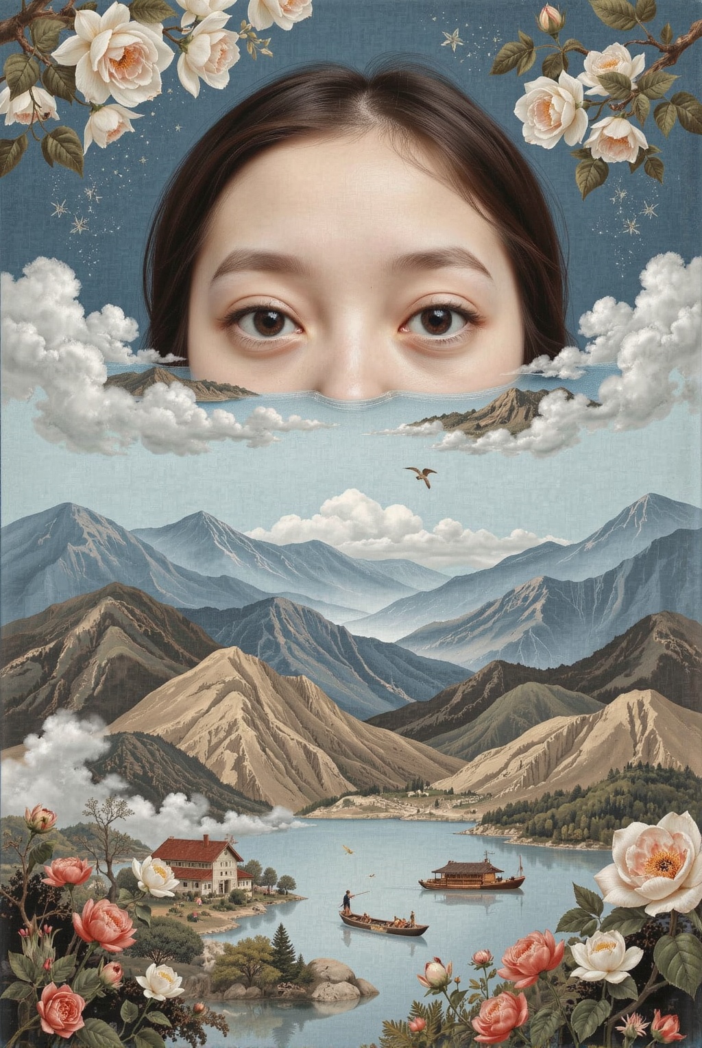 ©AsaCHEN長志1 girl,  freehand brush painting,  Asa CHEN style on Tensor.Art