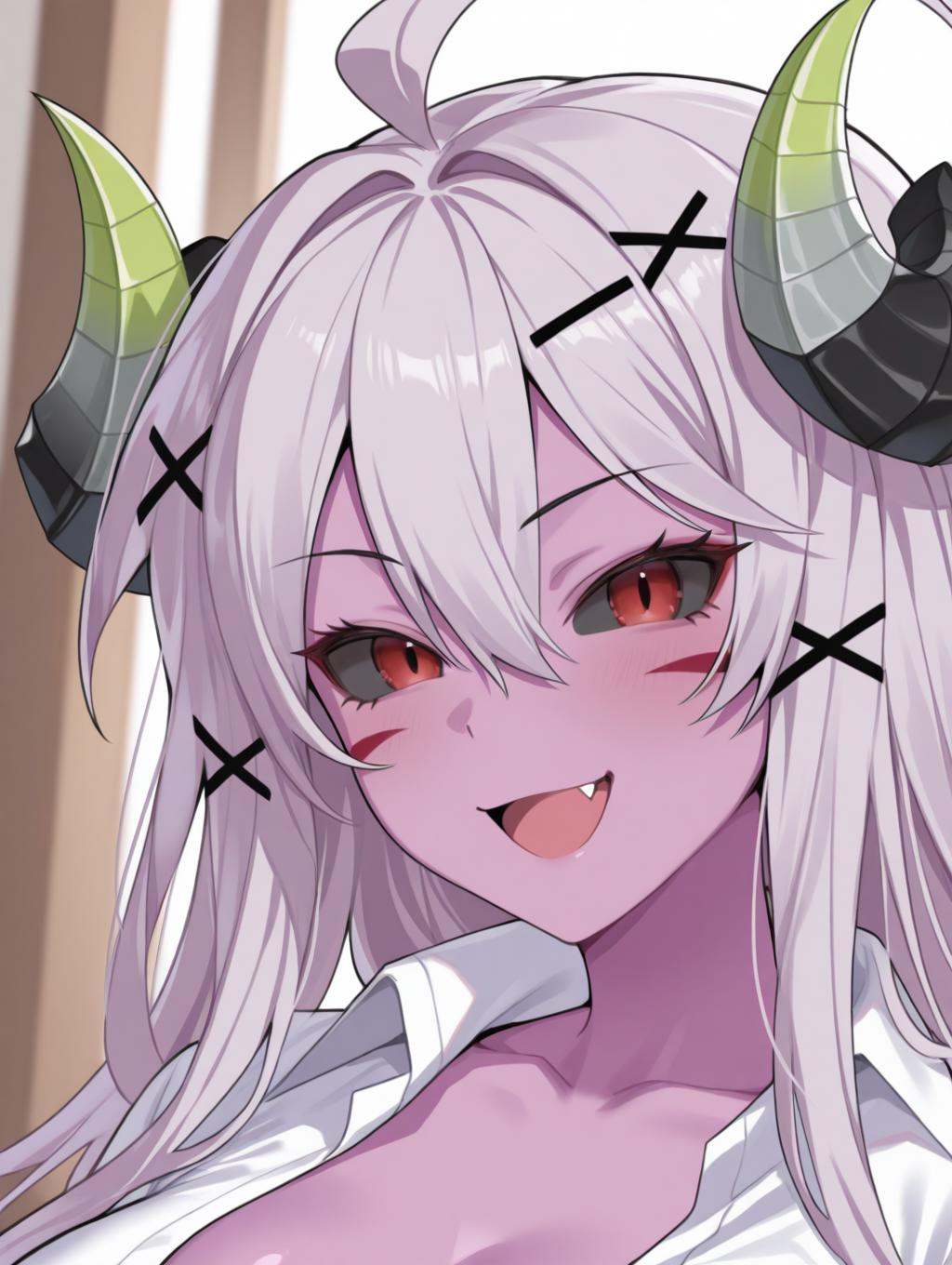 1girl,  sw-poisonsan,  white shirt on Tensor.Art