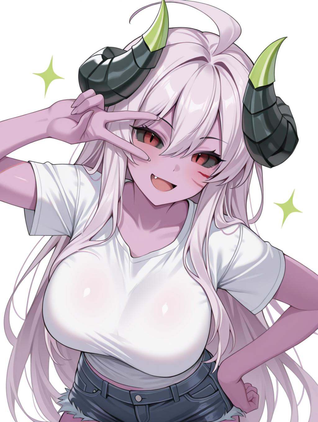1girl,  sw-poisonsan,  :D on Tensor.Art