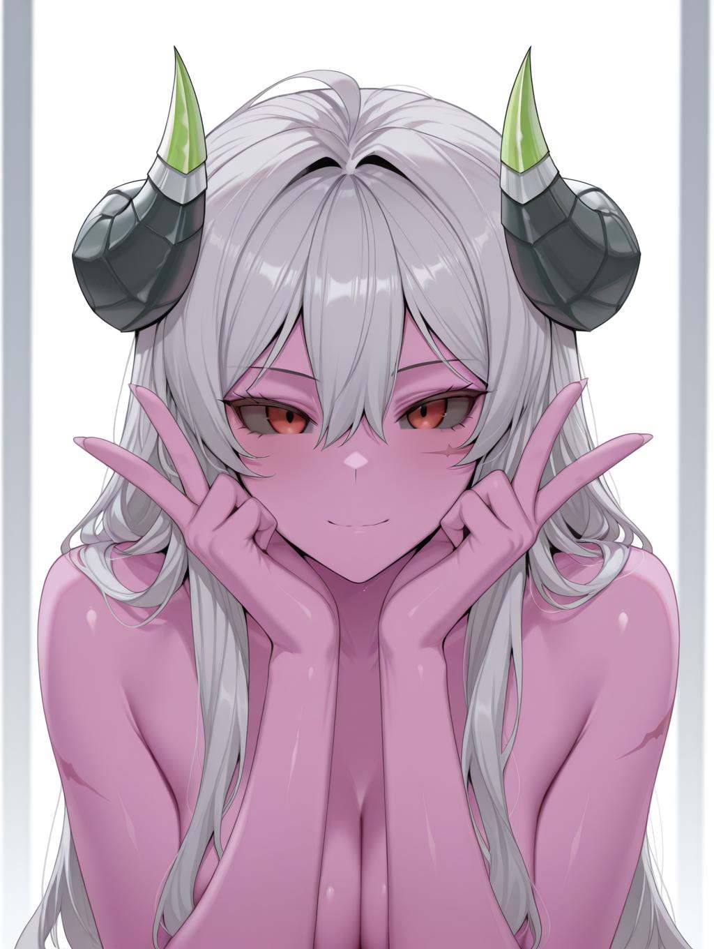 1girl,  sw-poisonsan,  pink skin on Tensor.Art