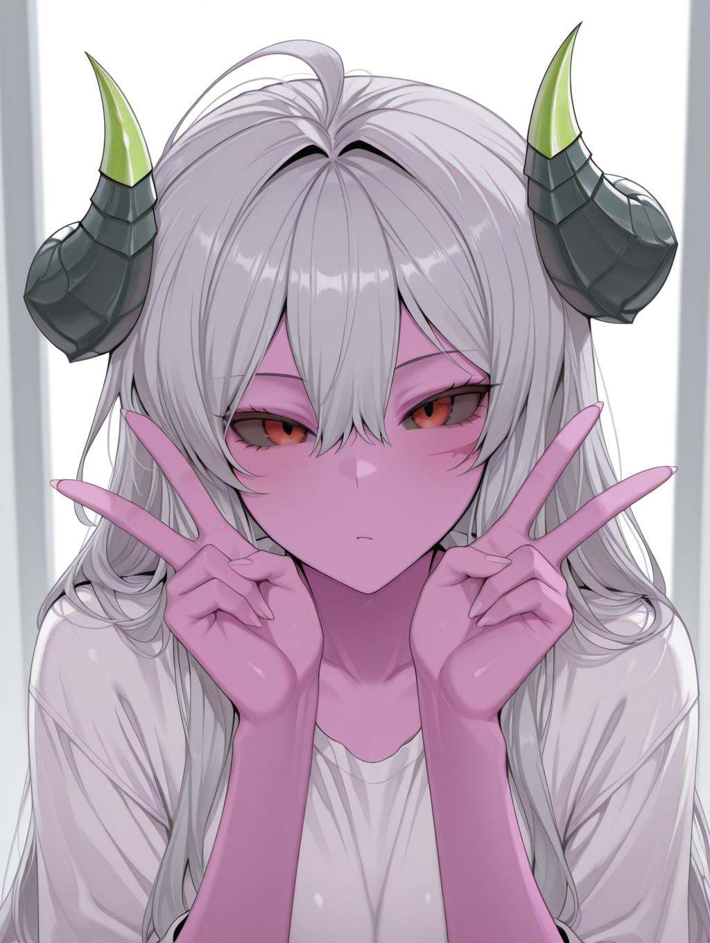 1girl,  sw-poisonsan,  pink skin on Tensor.Art